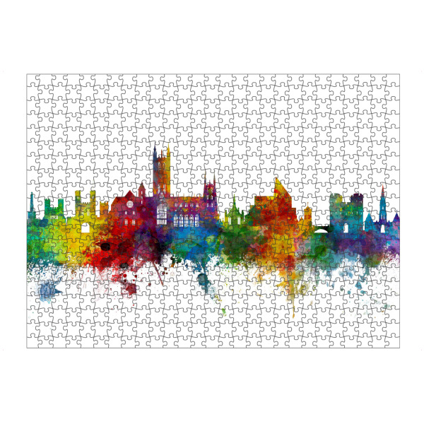 artboxONE Puzzle "Canterbury England Skyline colour" artboxONE - Städte,Reise