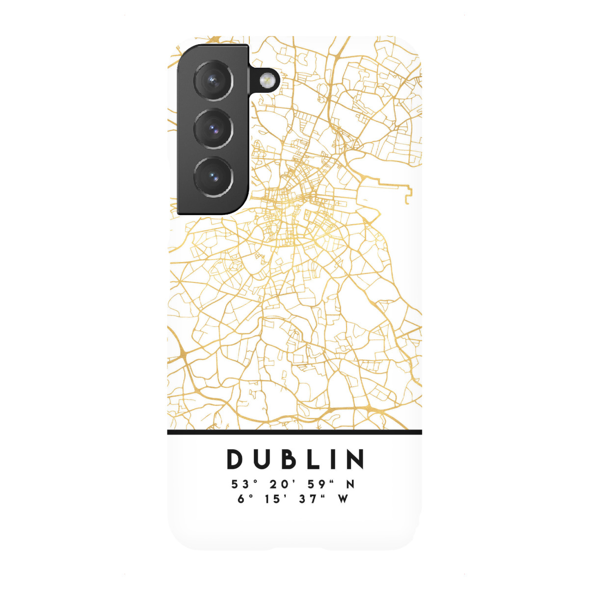 Samsung Galaxy "DUBLIN IRELAND STREET MAP ART" Premium-Case Handyhülle artboxONE