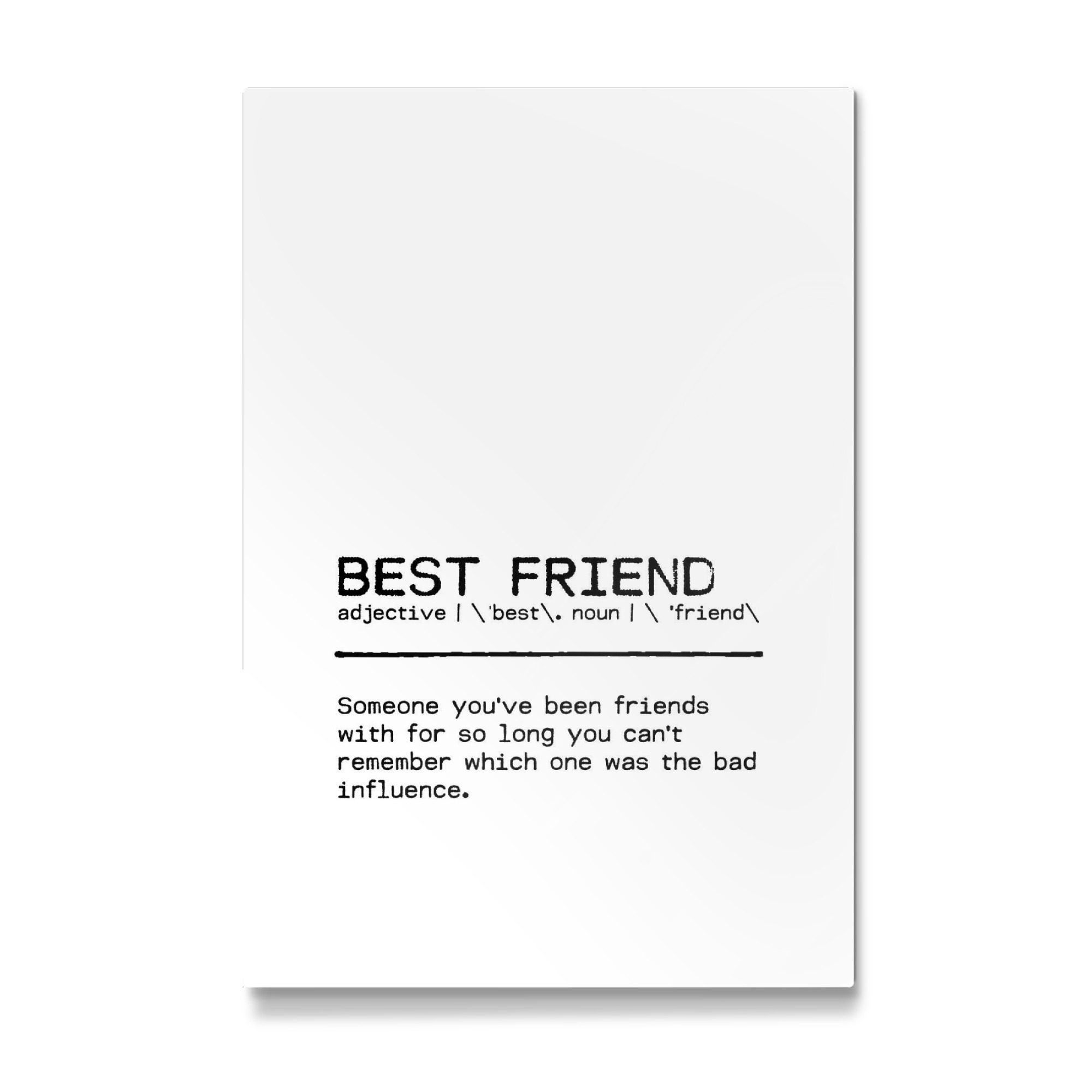Galerie-Print "Best Friend Influence" 30x20 cm artboxONE