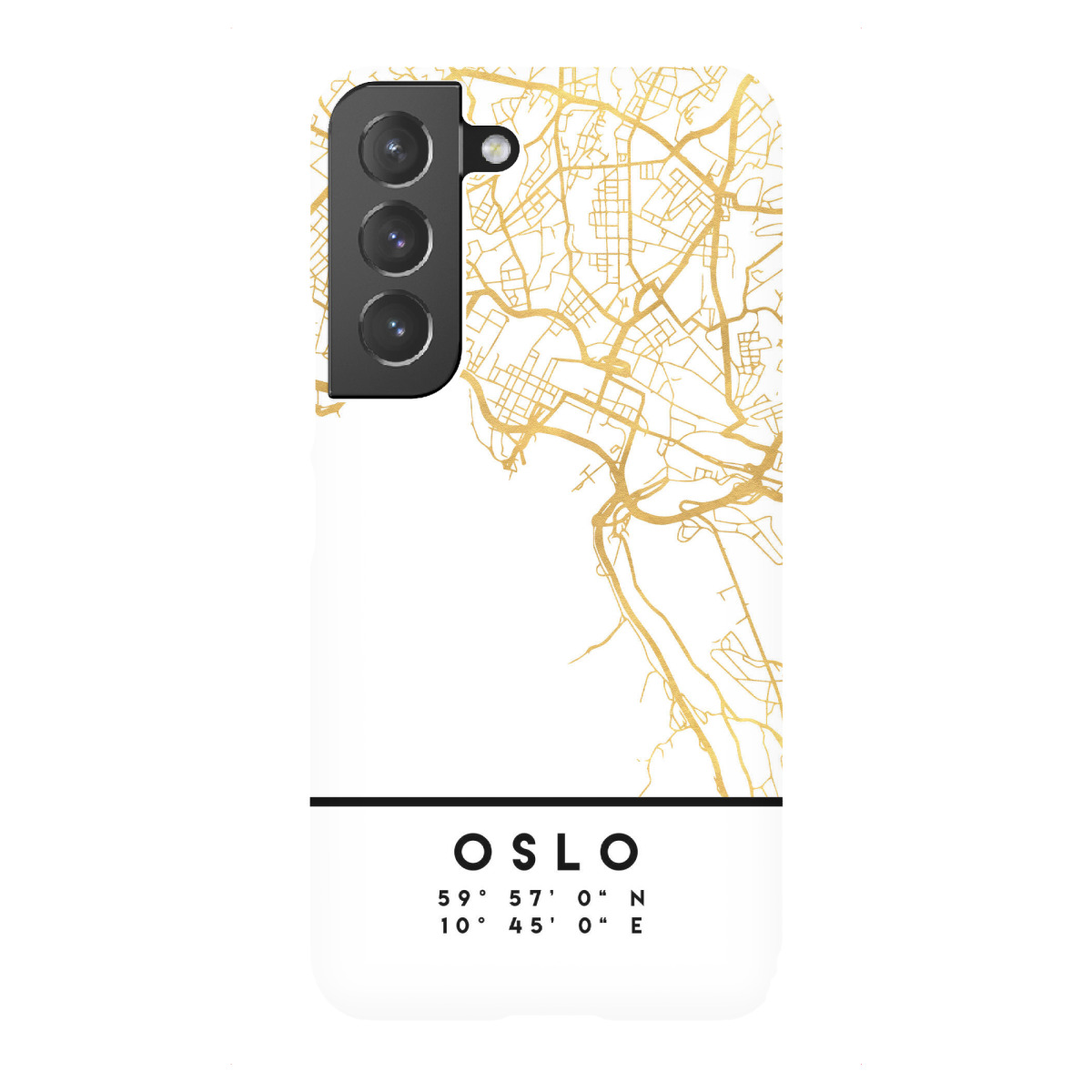"OSLO NORWAY STREET MAP ART"für Samsung Galaxy - Premium-Case Handyhülle artboxONE