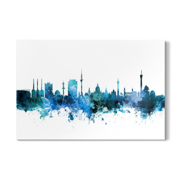 Galerie-Print "Hannover Germany Skyline Blue" 30x20 cm artboxONE
