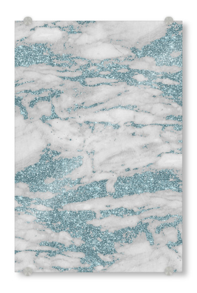 Acrylglasbild "Glitter loves Marble - Honesty" artboxONE - Abstrakt,Marmor