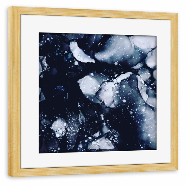 Poster mit Rahmen kiefer "Abstract Wave" artboxONE - Natur,Abstrakt