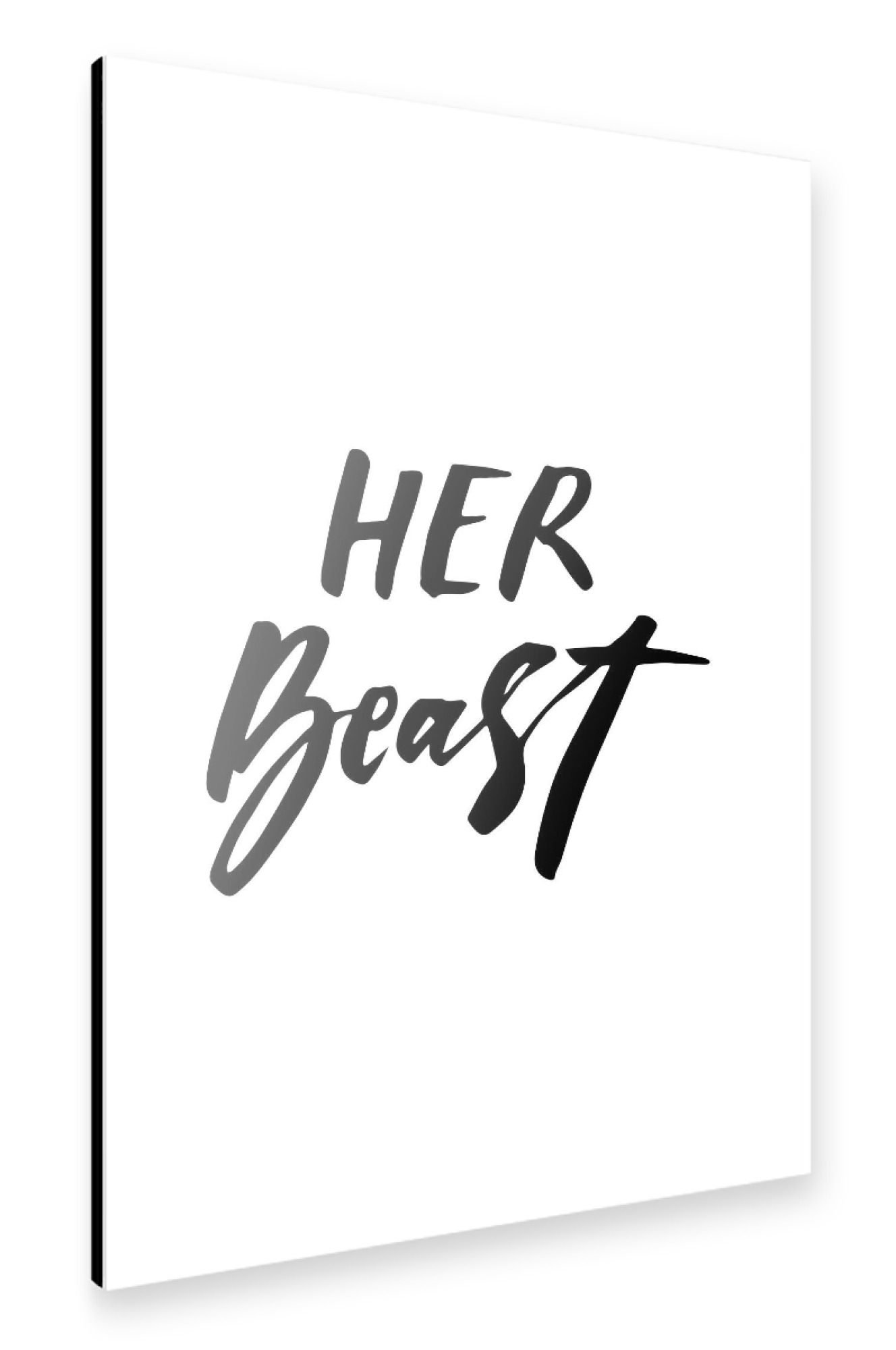 Alu-Dibond "Her Beast" 75x50 cm artboxONE