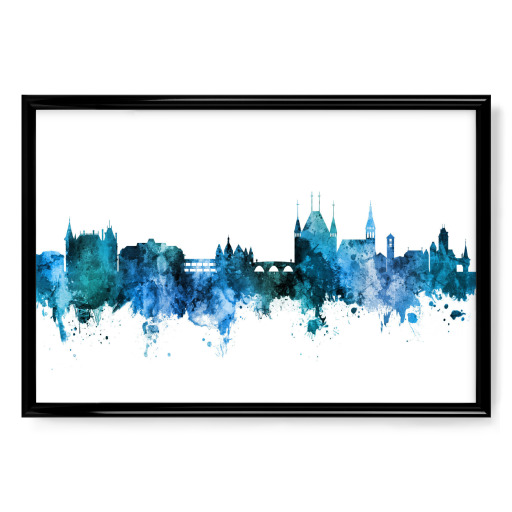 Thun Switzerland Skyline Blue