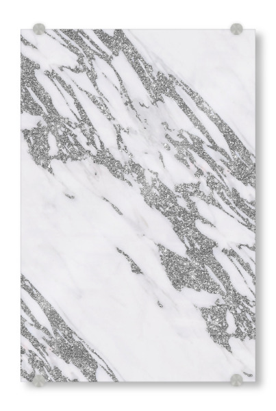 Acrylglasbild "Glitter loves Marble - Serenity" artboxONE - Abstrakt,Marmor