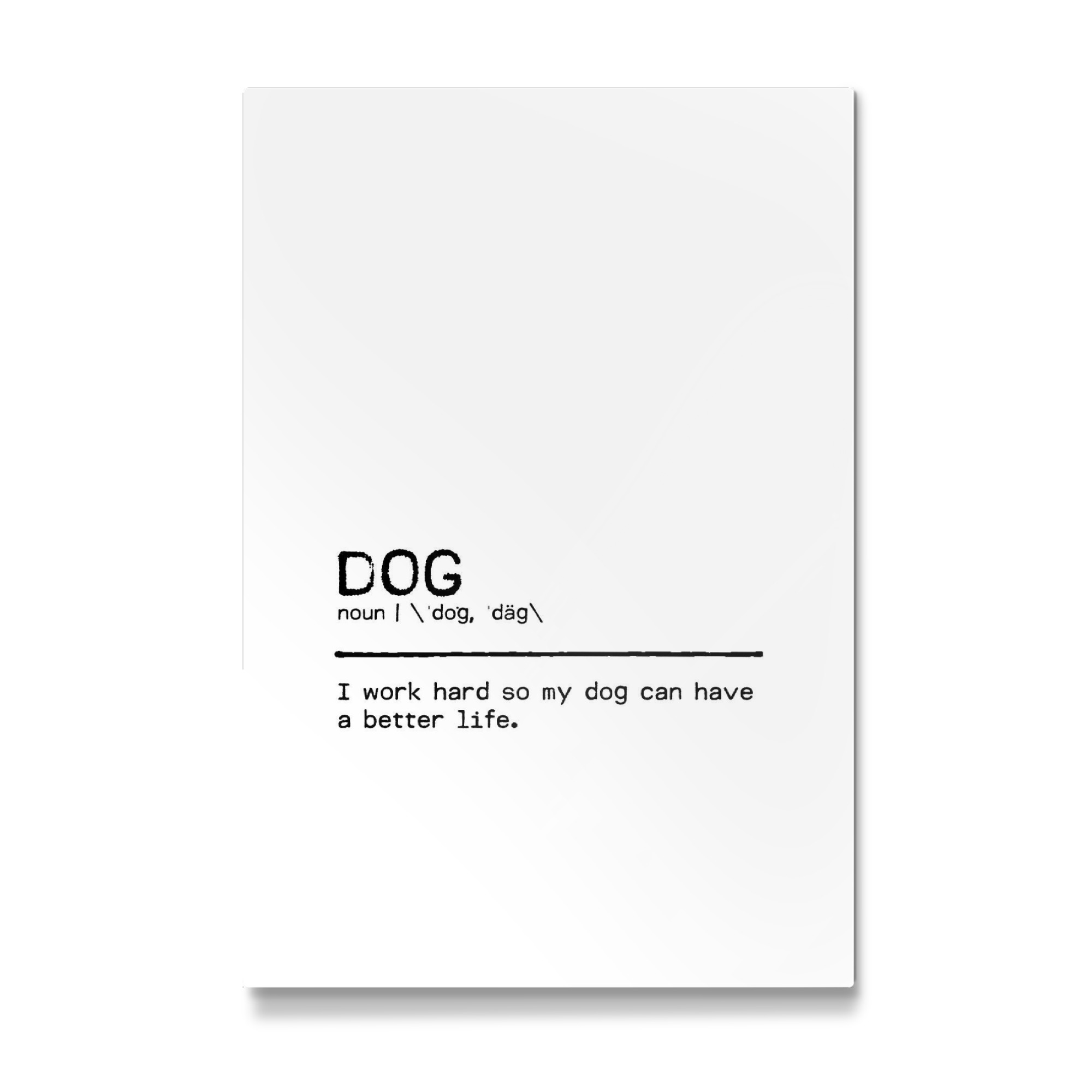 Galerie-Print "Dog Quote Life" 30x20 cm artboxONE