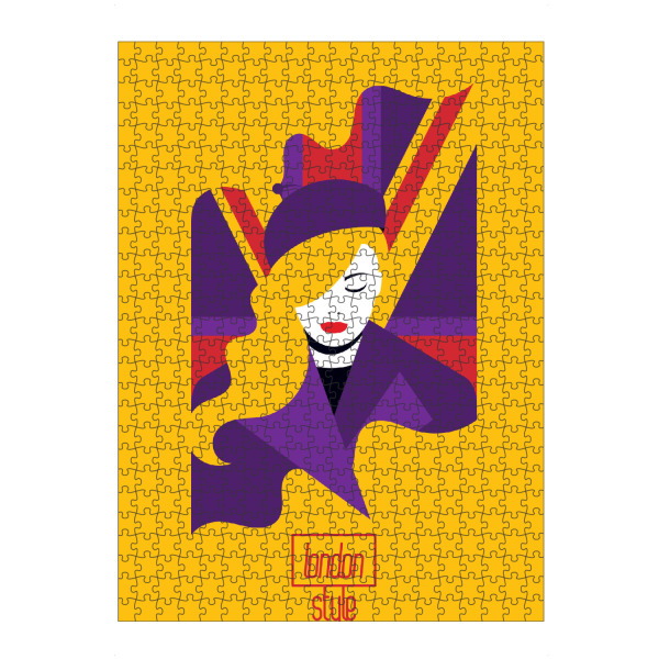 artboxONE Puzzle "London Style (Blonde)" artboxONE - Städte,Städte / London,Fashion