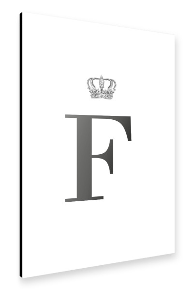 Alu-Dibond "F King" 30x20 cm artboxONE