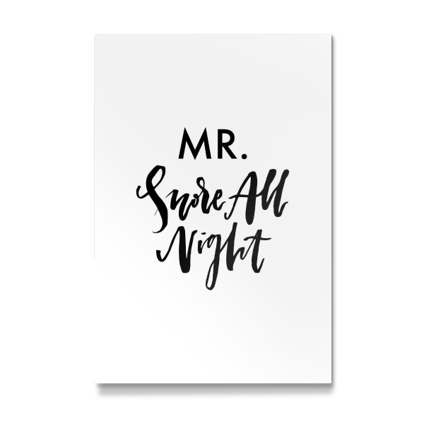 Galerie-Print "Mr. Snore All Night" 30x20 cm artboxONE