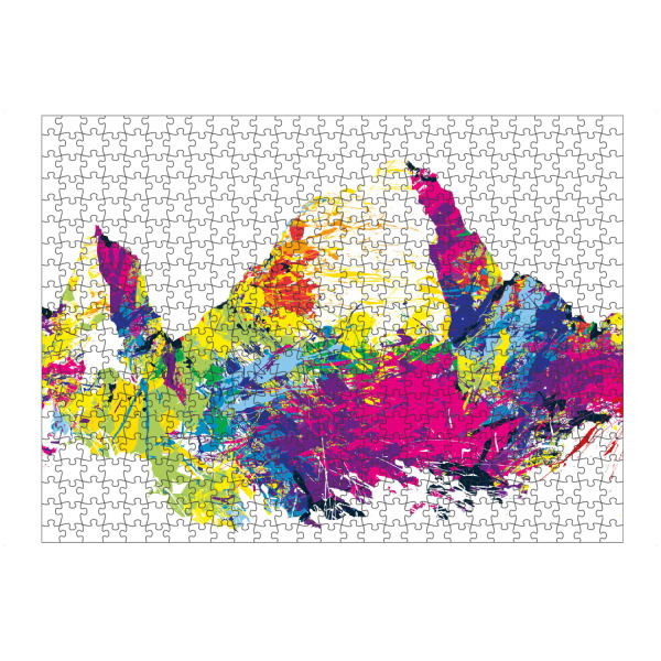 artboxONE Puzzle "Mount Whitney USA mountainsplash" artboxONE - Natur,Reise,Abstrakt