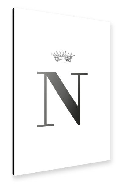Alu-Dibond "N Queen" 30x20 cm artboxONE