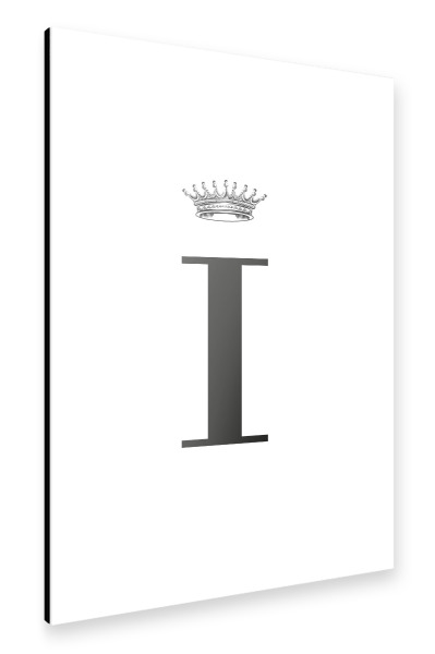 Alu-Dibond "I Queen" 30x20 cm artboxONE