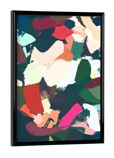 Poster mit schwarzem Rahmen "Brunch at Ti Amo's" artboxONE - Abstrakt