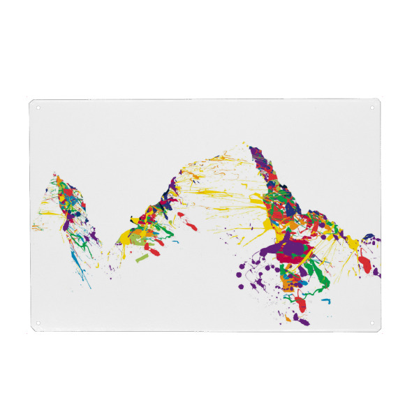 Holzbild "Mount Whitney mountainsplash two" artboxONE - Natur,Reise,Abstrakt