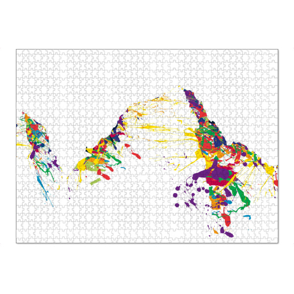 Puzzle Ravensburger "Mount Whitney mountainsplash two" artboxONE - Natur,Reise,Abstrakt