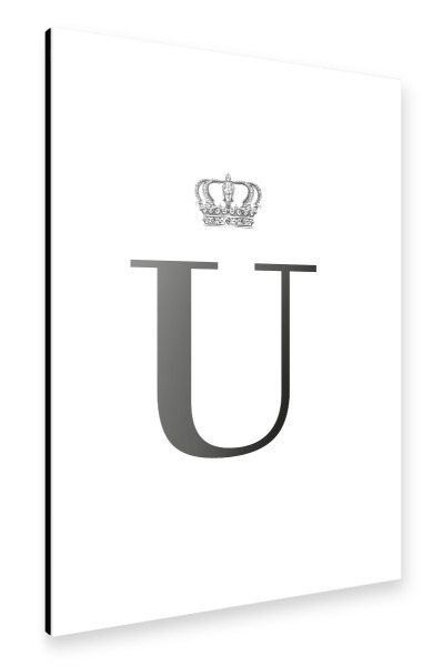 Alu-Dibond "U King" 30x20 cm artboxONE