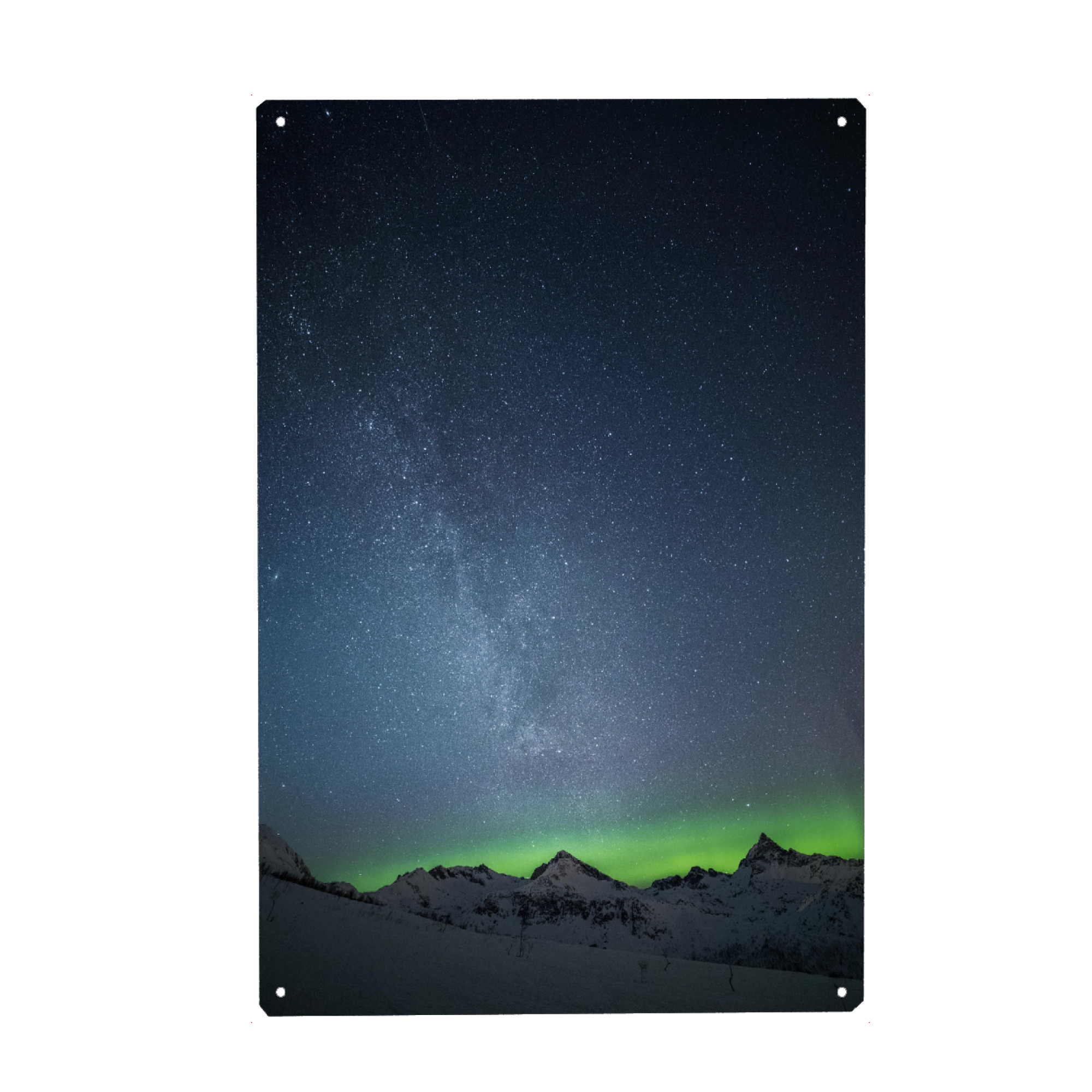 Holzbild "Arctic Milky Way" artboxONE - Natur,Galaxy