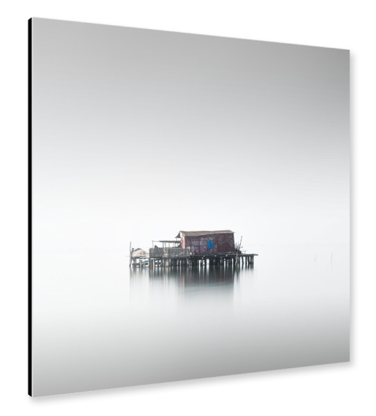 Alu-Dibond "Venedig - Fischerhütte Teil sechs" 30x30 cm artboxONE