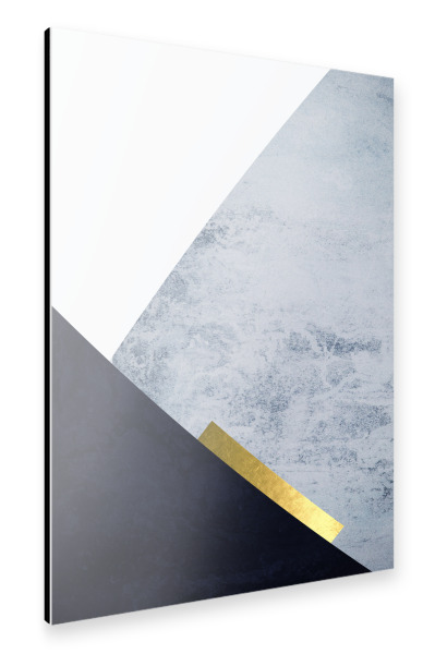 Alu-Dibond "Scandi Blue Mountains Three" 30x20 cm artboxONE