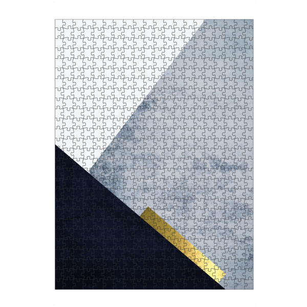 artboxONE Puzzle "Scandi Blue Mountains Three" artboxONE - Geometrie
