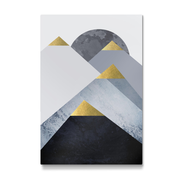 Galerie-Print "Scandi Blue Mountains Two" 30x20 cm artboxONE