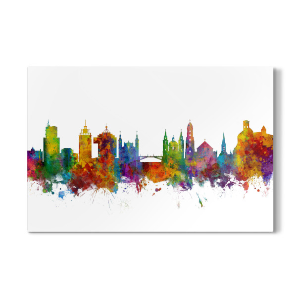 Galerie-Print "Ljubljana Slovenia Skyline colour" 30x20 cm artboxONE