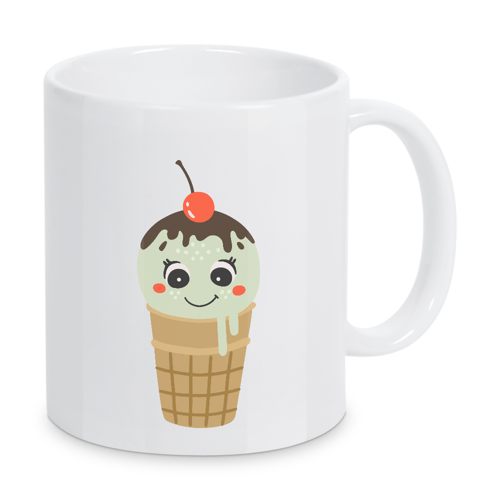 Tasse "Fröhliches Eiscreme-Design" artboxONE - Essen & Trinken,Abstrakt