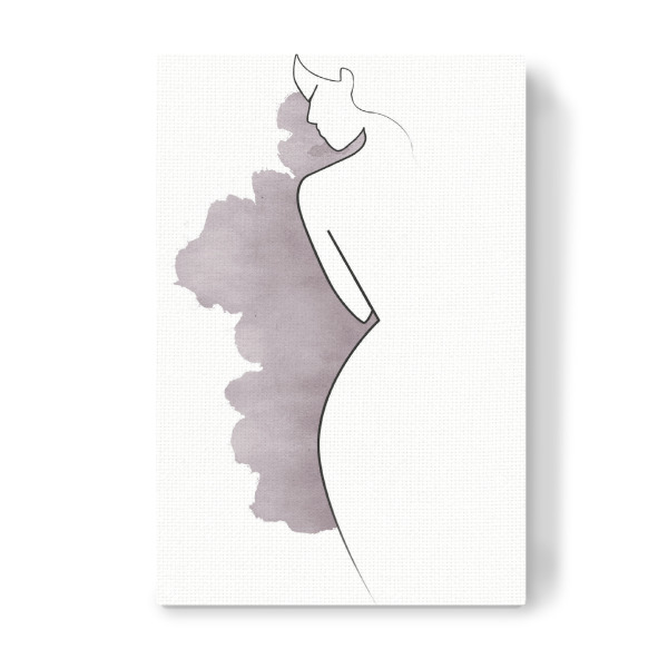 Leinwandbild "Lovely shape" artboxONE - Abstrakt,Menschen