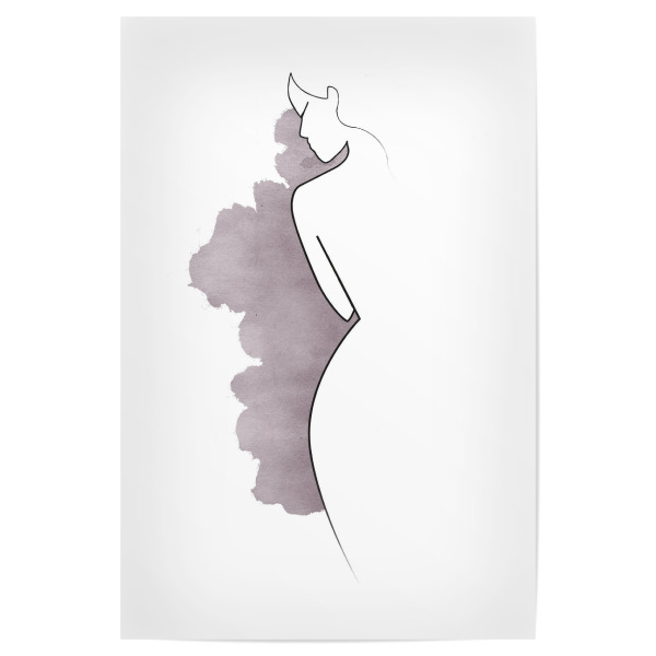 Poster "Lovely shape" artboxONE - Abstrakt,Menschen