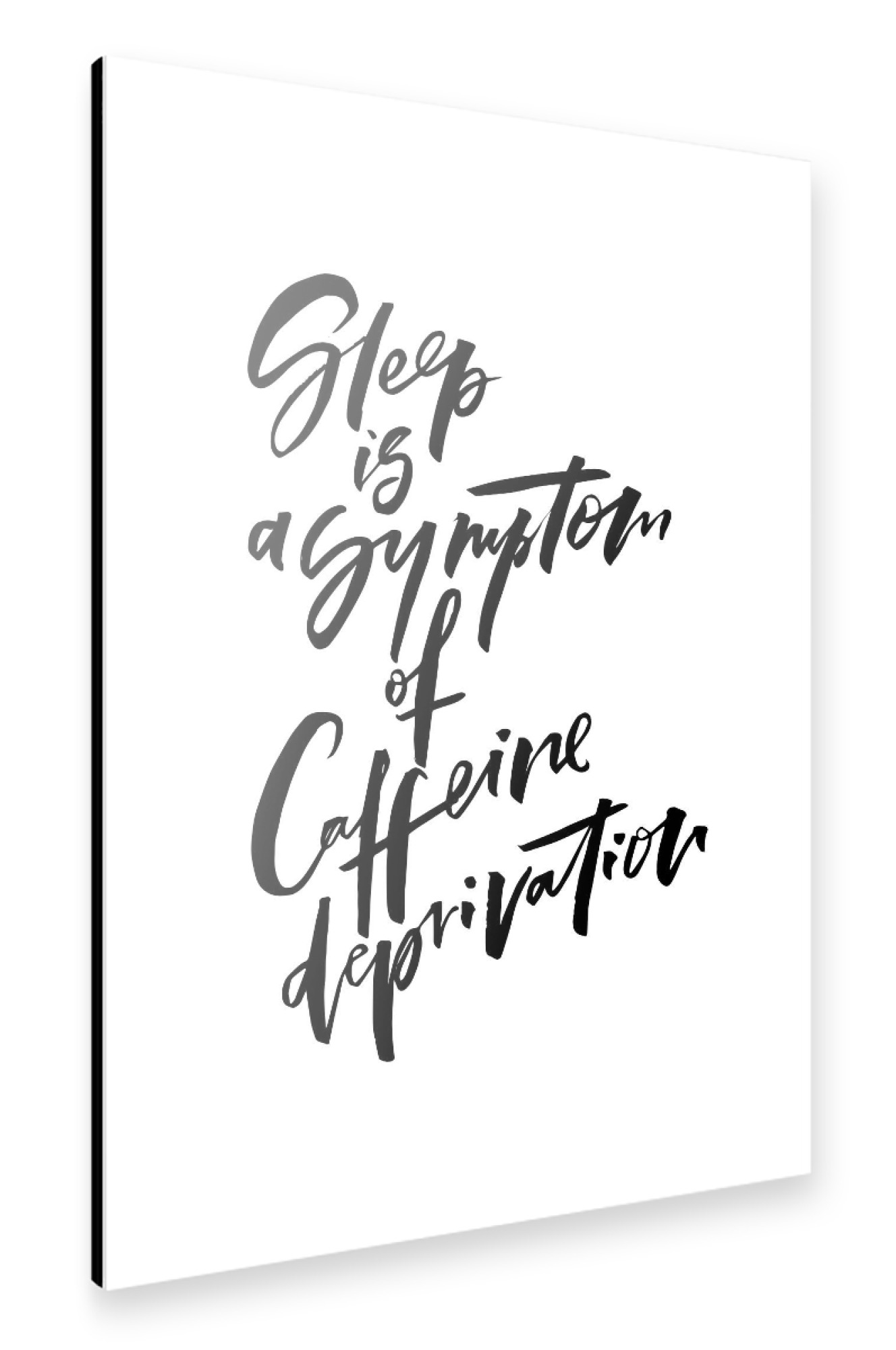 Alu-Dibond "Sleep Symptom Caffeine Deprivation" 30x20 cm artboxONE