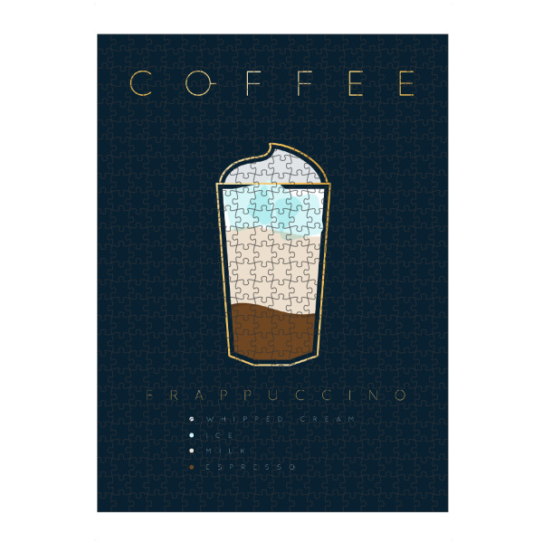 Puzzle Ravensburger "Coffee frappuccino" artboxONE - Essen & Trinken