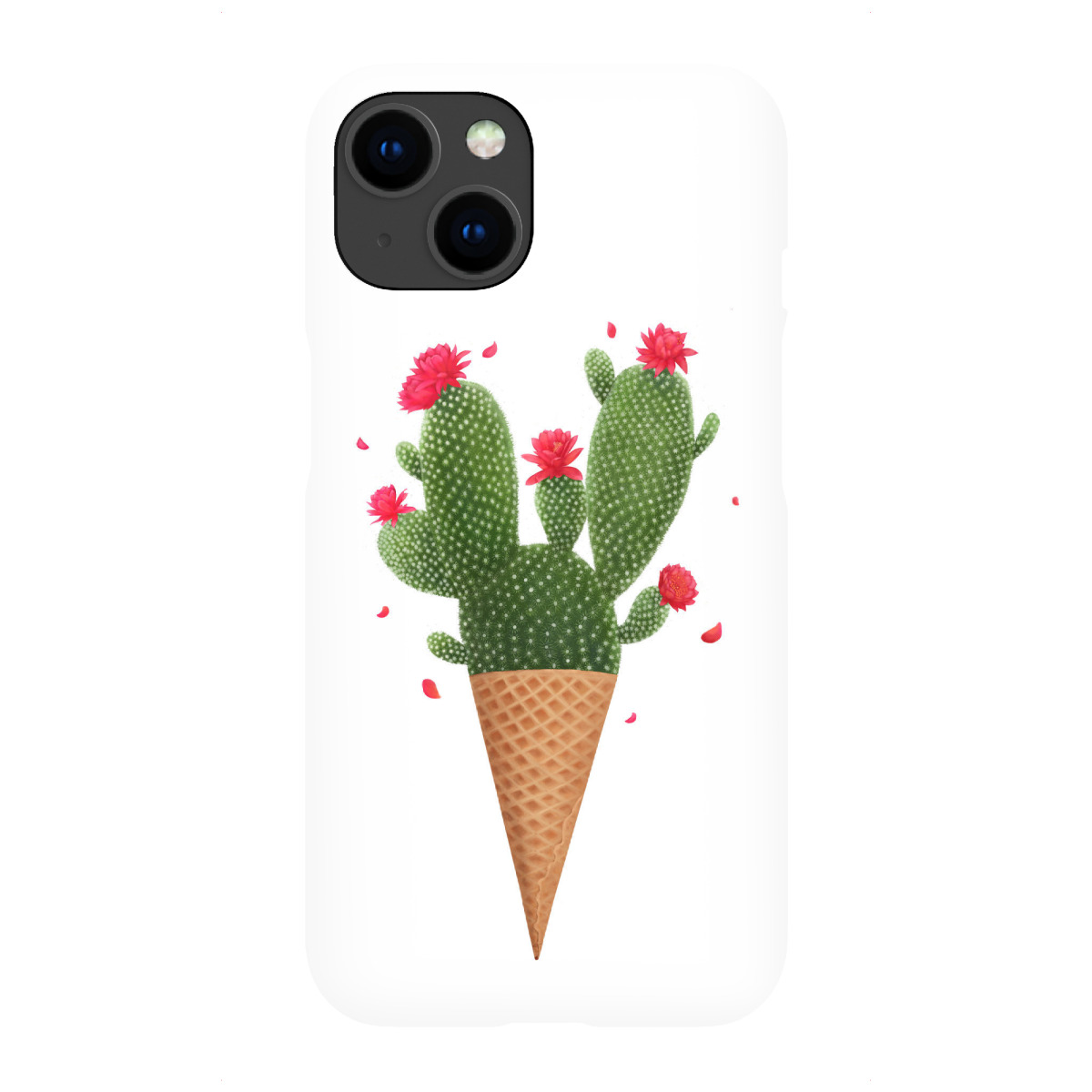 "Ice cream with cactus"für iPhone - Premium-Case Handyhülle artboxONE