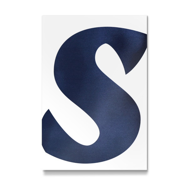 Galerie-Print "Navy Buchstabe S" 30x20 cm artboxONE