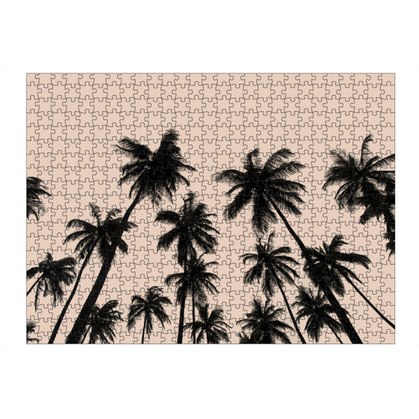artboxONE Puzzle "Palm trees in pink" artboxONE - Natur,Reise,Floral,Reise / Strand und Meer