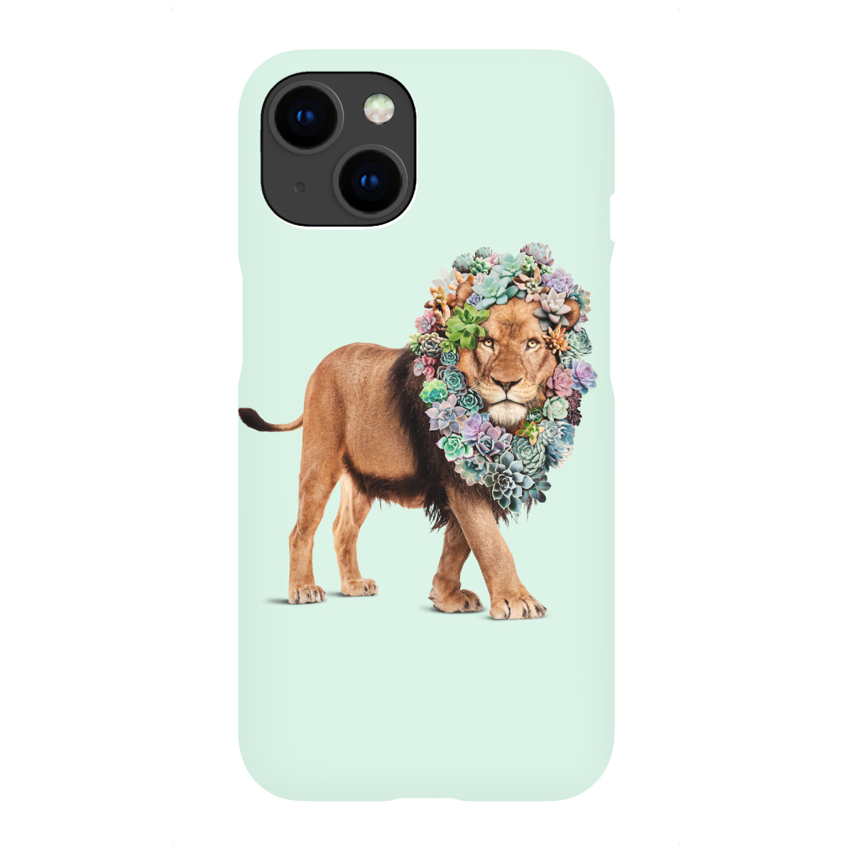 "SUCCULENT LION"für iPhone - Premium-Case Handyhülle artboxONE