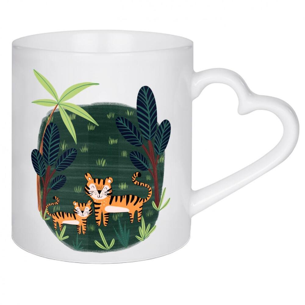 Herztasse "Mother hood" artboxONE - Natur,Für Kinder,Tiere,Reise / Afrika,Liebe