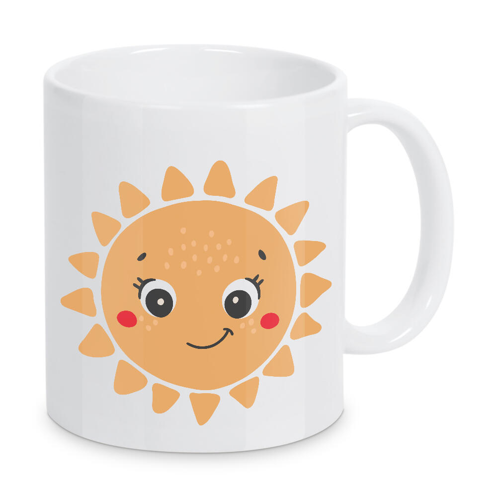 Tasse "Lächelndes Sonnendesign" artboxONE - Für Kinder,Abstrakt,Lustig