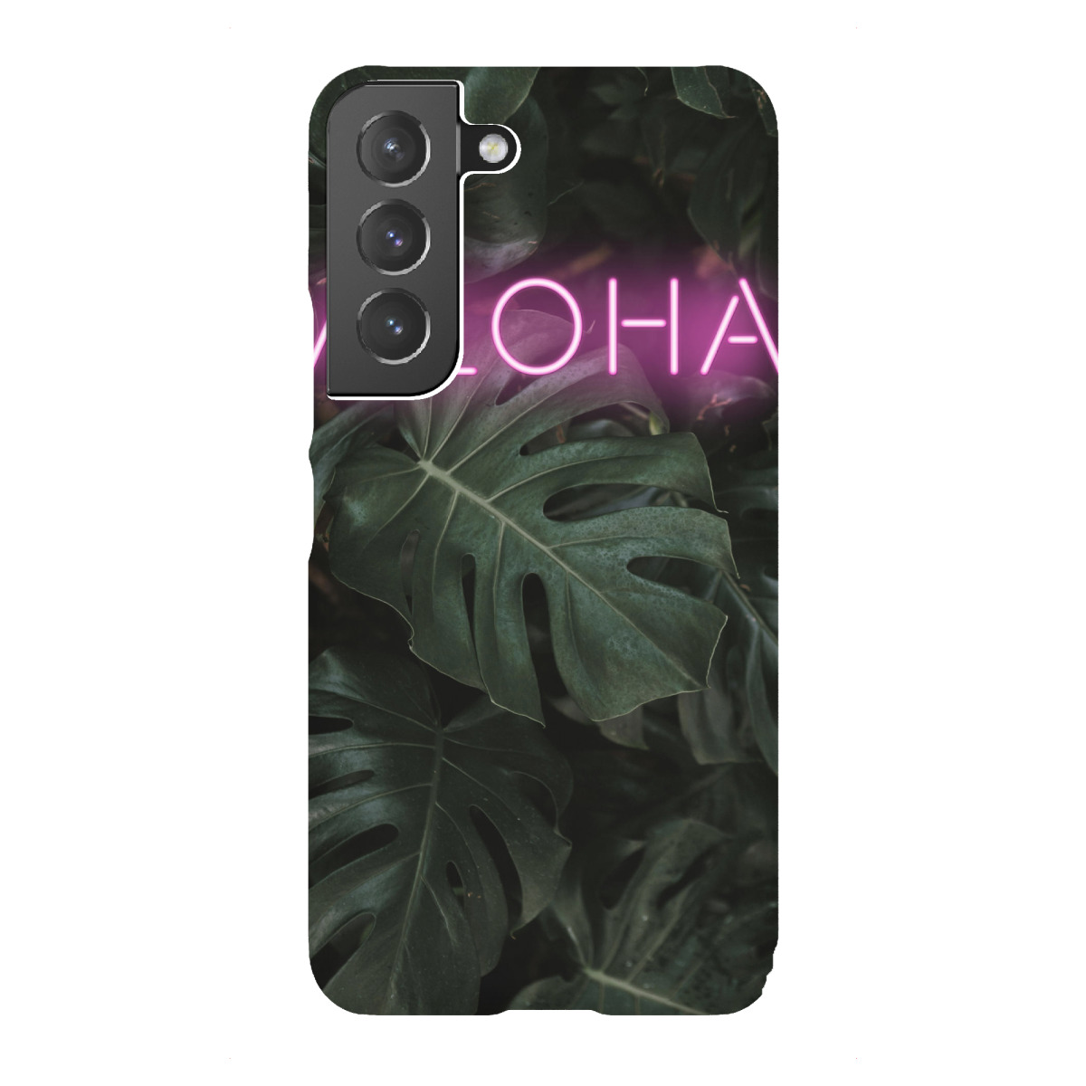 Samsung Galaxy "ALOHA NEON" Premium-Case Handyhülle artboxONE