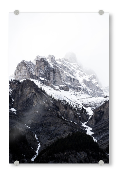 Acrylglasbild "Mountain Photography" artboxONE - Natur,Reise,Schwarzweiß - Mountain,Mountains,Berg,Berge