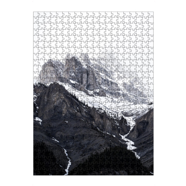 Puzzle Ravensburger "Mountain Photography" artboxONE - Natur,Reise,Schwarzweiß - Mountain,Mountains,Berg,Berge - Bild mountain