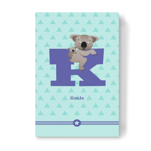 Leinwandbild "K wie Koala" artboxONE - Für Kinder,Buchstaben,Buchstaben / K - Tieralphabet,Abc,Koala,Alphabeth,Buchstabenset-kids8,Buchstabe-k