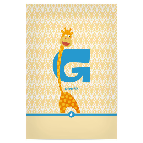 Poster "G wie Giraffe" artboxONE - Für Kinder,Buchstaben,Buchstaben / G