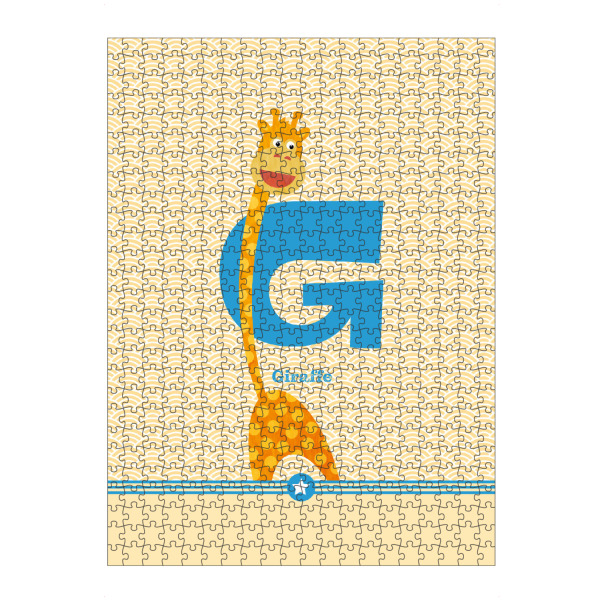 Puzzle Ravensburger "G wie Giraffe" artboxONE - Für Kinder,Buchstaben,Buchstaben / G