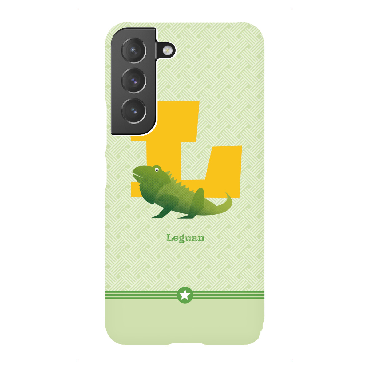 "L wie Leguan"für Samsung Galaxy - Premium-Case Handyhülle artboxONE