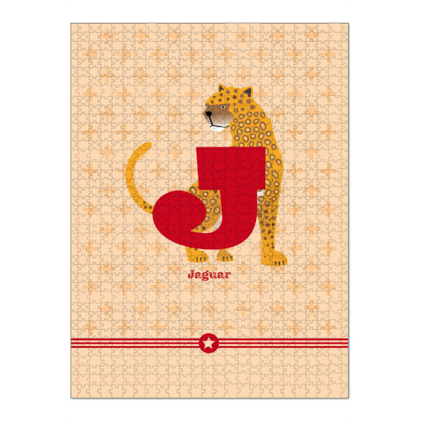 Puzzle Ravensburger "J wie Jaguar" artboxONE - Für Kinder,Buchstaben,Buchstaben / J