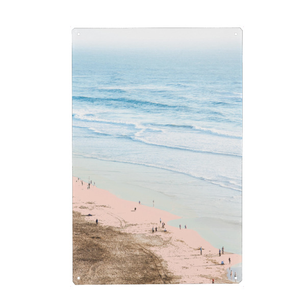 Metall Poster "The Seaside" artboxONE - Natur,Reise - Ocean,Sea,Beach,Meer,Strand - Blechschild