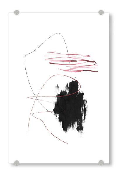 Acrylglasbild "Subtle Mess" artboxONE - Abstrakt,Geometrie - Minimalistisch,Abstrakt,Minimalistic,Abstract