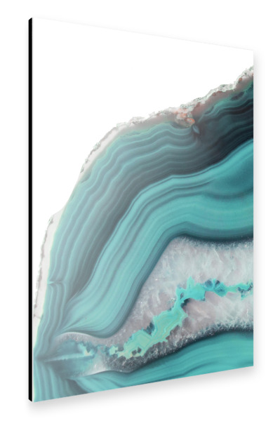 Alu-Dibond "Sea Agate blue" 30x20 cm artboxONE