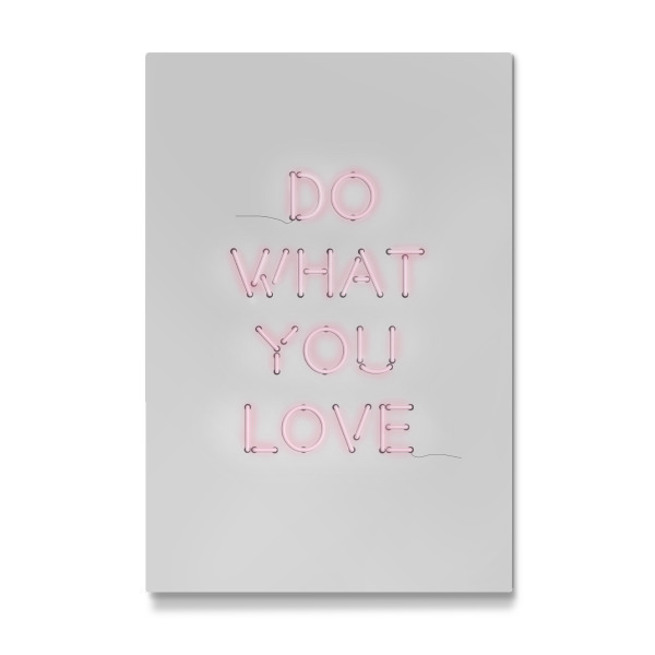Galerie-Print "Do What you Love, Neon Sign" 30x20 cm artboxONE